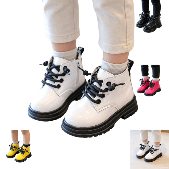 YOUYEDIAN Boots for Kids Fashion Classic Ankle Boots Toddler Boys Girls Casual Trendy Booties