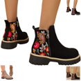 thumbnail image 1 of YOUYEDIAN Boots for Women Fall Winter Casual Comfy Ankle Booties Fashion Shoes, 1 of 5