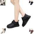 thumbnail image 1 of YOUYEDIAN Boots for Women Winter Non Slip Fleece Lined Fashion Flats Warm Comfortable Versatile Snow Platform Shoes, 1 of 5