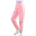 thumbnail image 1 of YOUYEDIAN Boys Cinch Sweatpants Unisex Cotton Comfort Workout Bottoms Summer Lightweight Running Joggers Pants (Pink, 13-14 Years), 1 of 7