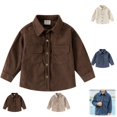 thumbnail image 1 of YOUYEDIAN Button Down Shirts for Boys Spring Fall Casual Fashion Shirts Long Sleeve Collared Tops, 1 of 5