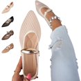 thumbnail image 1 of YOUYEDIAN Flat Shoes for Women Dress Non Slip Slip on Mary Jane Shoes Spring Fall Work Walking Shoes Trendy Closed Toe Orthopedic Shoes (Beige), 1 of 5