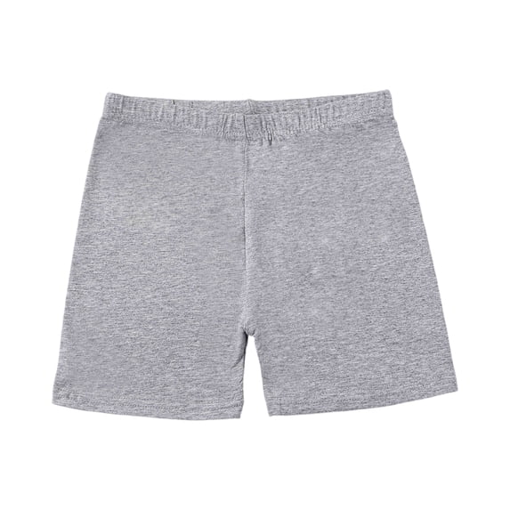 YOUYEDIAN Girls Biker Shorts Cotton Toddlers Cartwheel Dance Yoga Play Under Dress Skirt School Uniform Basic (Gray, 2T)