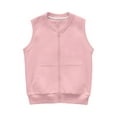 thumbnail image 1 of YOUYEDIAN Girls Boys Vest Kids Girls Fall Vest Casual Lightweight Cute Vest Sleeveless Winter Warm Outwear Jacket Vest Pink 3-4 Years, 1 of 3