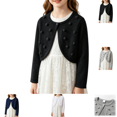 thumbnail image 1 of YOUYEDIAN Girls Cardigan Casual Fashion Button Down Knit Sweaters, 1 of 5