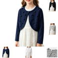 thumbnail image 1 of YOUYEDIAN Girls Cardigan Casual Fashion Button Down Knit Sweaters, 1 of 4