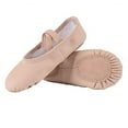 thumbnail image 1 of Willtoo Girls' Leather Ballet Shoes with X Straps for Toddler/Little Kid/Big Kid Beige 7.87", 1 of 6
