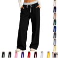 thumbnail image 1 of YOUYEDIAN Girls Wide Leg Sweatpants Casual Versatile Athletic Pants, 1 of 5