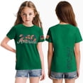 thumbnail image 1 of YOUYEDIAN Independence Day Girls T Shirts 4th Of July Crewneck Top Freedom Patriotic Short Sleeve T Shirts (Green, 11-12 Years), 1 of 5