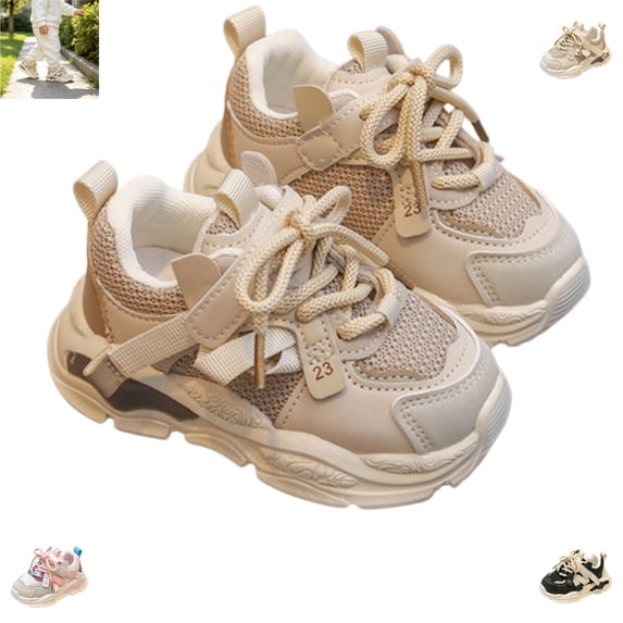 YOUYEDIAN Kids Shoes for Girl Breathable Mesh Sport Platform Sneakers Slip On Comfy Casual School Shoes