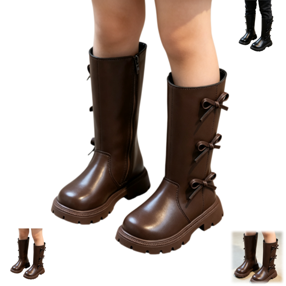 YOUYEDIAN Knee High Boots for Girls Winter Warm Fleece Lined Boots