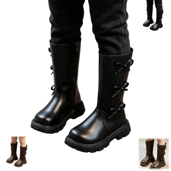 YOUYEDIAN Knee High Boots for Girls Winter Warm Fleece Lined Boots