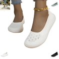 thumbnail image 1 of YOUYEDIAN Loafers for Women Fashion Knit Mesh Versatile Comfy Soft Slip On Platform Flats Casual Round Toe Breathable Sport Outdoor Walking Shoes, 1 of 5