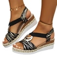 thumbnail image 1 of YOUYEDIAN Orthopedic Casual Sandals for Women Non Slip Slip on Arch Support Summer Flat Sandals Breathable Beach Slippers 2026 Soft Orthopedic Shoes (Black), 1 of 7
