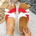 thumbnail image 1 of YOUYEDIAN Orthopedic Casual Sandals for Women Non Slip Slip on Arch Support Summer Flat Sandals Lightweight Hiking Shoes 2026 New Comfort Orthopedic Shoes, 1 of 4