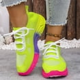 thumbnail image 1 of YOUYEDIAN Orthopedic Casual Shoes for Women Arch Support Slip on Non Slip Running Shoes Wide Mesh Stretch House Shoes Soft 2026 New Foam Shoes (Fluorescent Green), 1 of 5