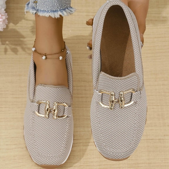 YOUYEDIAN Orthopedic Dress Shoes for Women Arch Support Sneakers Wide Width Slip on Non Slip House Shoes Knitted Mesh Stretch Soft 2026 Orthopedic Shoes