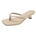 thumbnail image 1 of YOUYEDIAN Orthopedic Sandals for Women Arch Support Summer Flat Sandals Wide Non Slip Slip on Work Shoes Comfortable 2026 New Foam Shoes (Beige), 1 of 8
