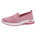 thumbnail image 1 of YOUYEDIAN Orthopedic Shoes for Women Anti-Slip Sneakers,Summer Wedge Air Cushion Breathable Mesh Slip On Walking Shoes,Casual Wedge Sneakers (Pink, 7.5 Wide（EU-39）), 1 of 6