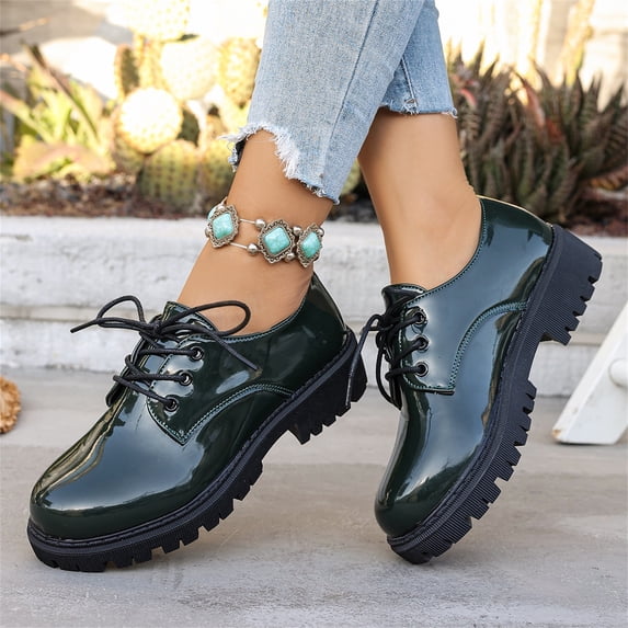 YOUYEDIAN Orthopedic Shoes for Women Arch Support Slip on Non Slip Work Shoes Wide Knitted Mesh Stretch House Shoes Comfort 2026 New Foam Shoes (Dark Green)