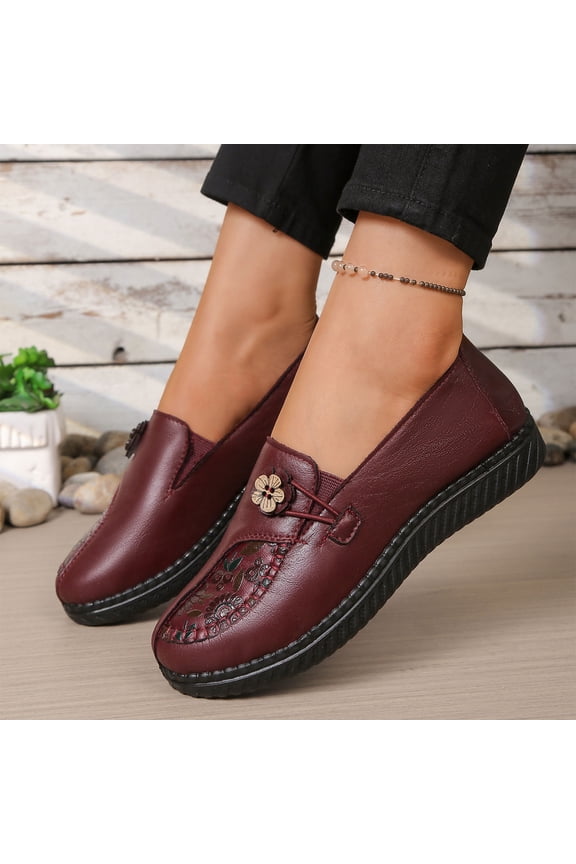 Orthopedic Shoes for Women Arch Support Work Shoes Breathable Slip on Non Slip Work Shoes Knitted Mesh Stretch Soft 2026 New Orthopedic Shoes (Red)