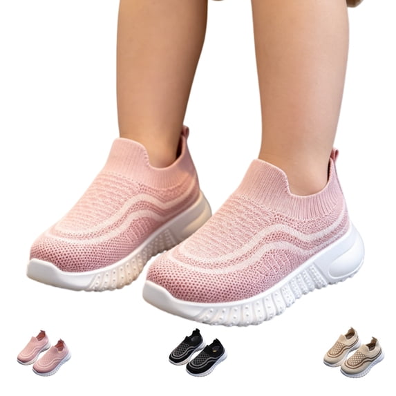 YOUYEDIAN Orthopedic Shoes for Toddler Girls Boys Casual Fashion Sneakers Kids Comfy Soft Walking Shoes (Pink, 13 Little Kid)