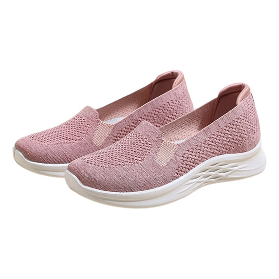 YOUYEDIAN Orthopedic Shoes for Women Dress Slip on Non Slip Mesh Sneakers Summer Walking Comfortable Closed Toe Arch Support Shoes