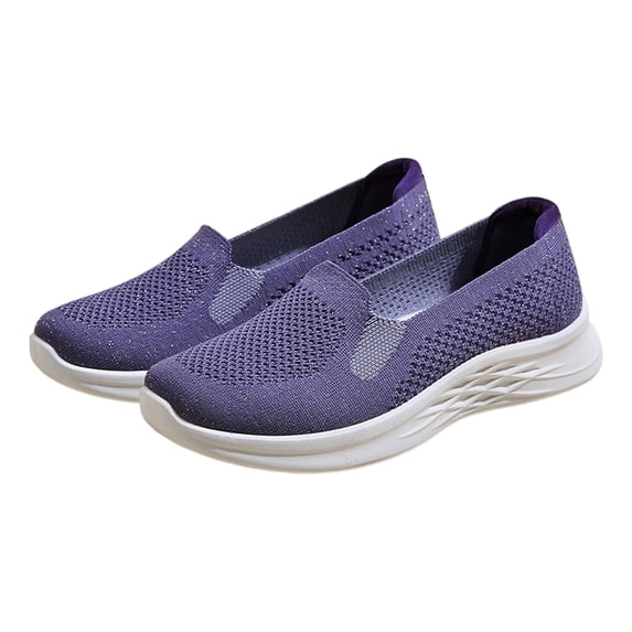 YOUYEDIAN Orthopedic Shoes for Women Dress Slip on Non Slip Mesh Sneakers Summer Walking Comfortable Closed Toe Arch Support Shoes