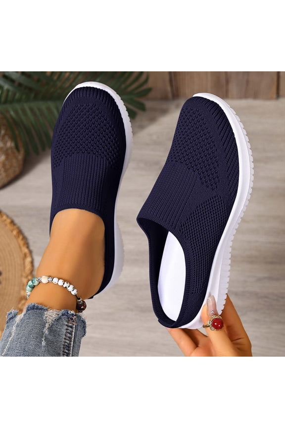 Orthopedic Shoes for Women Arch Support Work Shoes Wide Slip on Non Slip Hiking Shoes Mesh Stretch Comfortable 2026 New Orthopedic Shoes