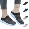thumbnail image 1 of YOUYEDIAN Orthopedic Shoes for Women Spring Dress Non Slip Slip on Mesh Arch Support Sneakers Breathable Closed Toe Casual Shoes (Black), 1 of 5