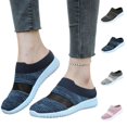 thumbnail image 1 of YOUYEDIAN Orthopedic Shoes for Women Spring Dress Non Slip Slip on Mesh Arch Support Sneakers Breathable Closed Toe Casual Shoes (Blue), 1 of 5