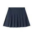 thumbnail image 1 of YOUYEDIAN Pleated Skirt for Girls Size 5 Preppy A-Line Mini Skirt with Shorts Tennis Skirts 2025 Summer Navy Skirts for Toddlers,Navy S, 1 of 3