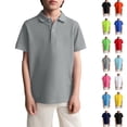 thumbnail image 1 of YOUYEDIAN Polo Shirts for Boys Kids Golf Short Sleeve School Uniform Toddler Girls Summer Collared T Shirt Dress Athletic Outfit, 1 of 5