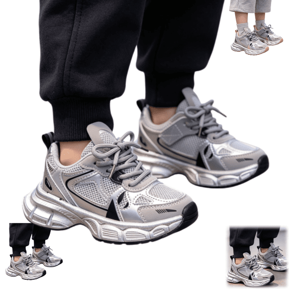 YOUYEDIAN Sneakers for Kids Boys Girls Breathable Mesh Chunky Sneakers