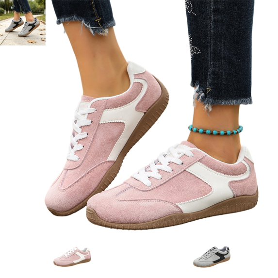 YOUYEDIAN Sneakers for Women Strap Design Flat Casual Non Slip Round Toe Sneakers Fashion Comfy Sport Shoes