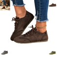 thumbnail image 1 of YOUYEDIAN Sneakers for Women Versatile Flat Round Toe Retro Comfortable Sneakers Strap Design Non Slip Sport Casual Shoes, 1 of 2