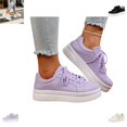thumbnail image 1 of YOUYEDIAN Sneakers for Women Versatile Platform Comfortable Strap Design Sneakers Flat Non Slip Casual Shoes, 1 of 5