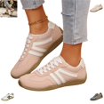 thumbnail image 1 of YOUYEDIAN Sneakers for Women Versatile Round Toe Lace-up Fashion Strap Print Sneakers Casual Sport Outdoor Walking Shoes, 1 of 5