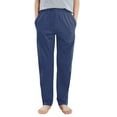 thumbnail image 1 of YOUYEDIAN Unisex Kids Plaid Pajama Pants – Soft Lounge Sleep Bottoms with Elastic Waist and Pockets Dark Blue 7-8 Years, 1 of 4