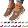 thumbnail image 1 of YOUYEDIAN Women's Orthopedic Shoes with Arch Support, All Day Comfort Slip On Sneakers for Walking and Work, 1 of 2