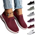 thumbnail image 1 of YOUYEDIAN Women's Orthopedic Slip On Shoes, Breathable Mesh Walking Sneakers with Arch Support for Wide Feet, 1 of 4