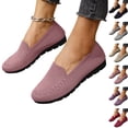 thumbnail image 1 of YOUYEDIAN Womens Orthopedic Shoes Arch Support Golf Shoes Wide Non Slip Slip on Walking Shoes Knitted Mesh Stretch Soft 2026 New Foam Shoes, 1 of 8