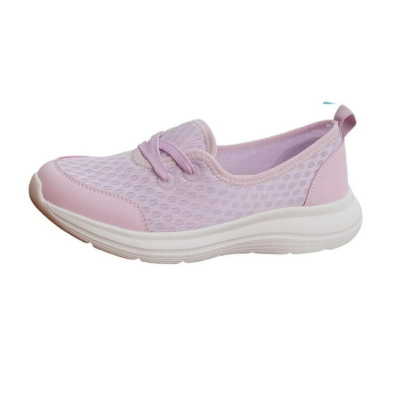 YOUYEDIAN Womens Orthopedic Shoes Arch Support Nurse Shoes Lightweight Slip on Non Slip House Shoes Knitted Mesh Stretch Comfort 2026 Orthopedic Shoes