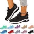 thumbnail image 1 of YOUYEDIAN Womens Orthopedic Shoes Arch Support Tennis Shoes Wide Slip on Non Slip Walking Shoes Mesh Stretch Soft 2026 New Foam Shoes Black_002 Black, 1 of 6