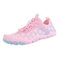 thumbnail image 1 of YOUYEDIAN Womens Water Shoes Barefoot Beach Vacation Sneakers Summer Slip on Non Slip Aqua Socks Shoes Waterproof Camping Swim Shoes (Pink), 1 of 6