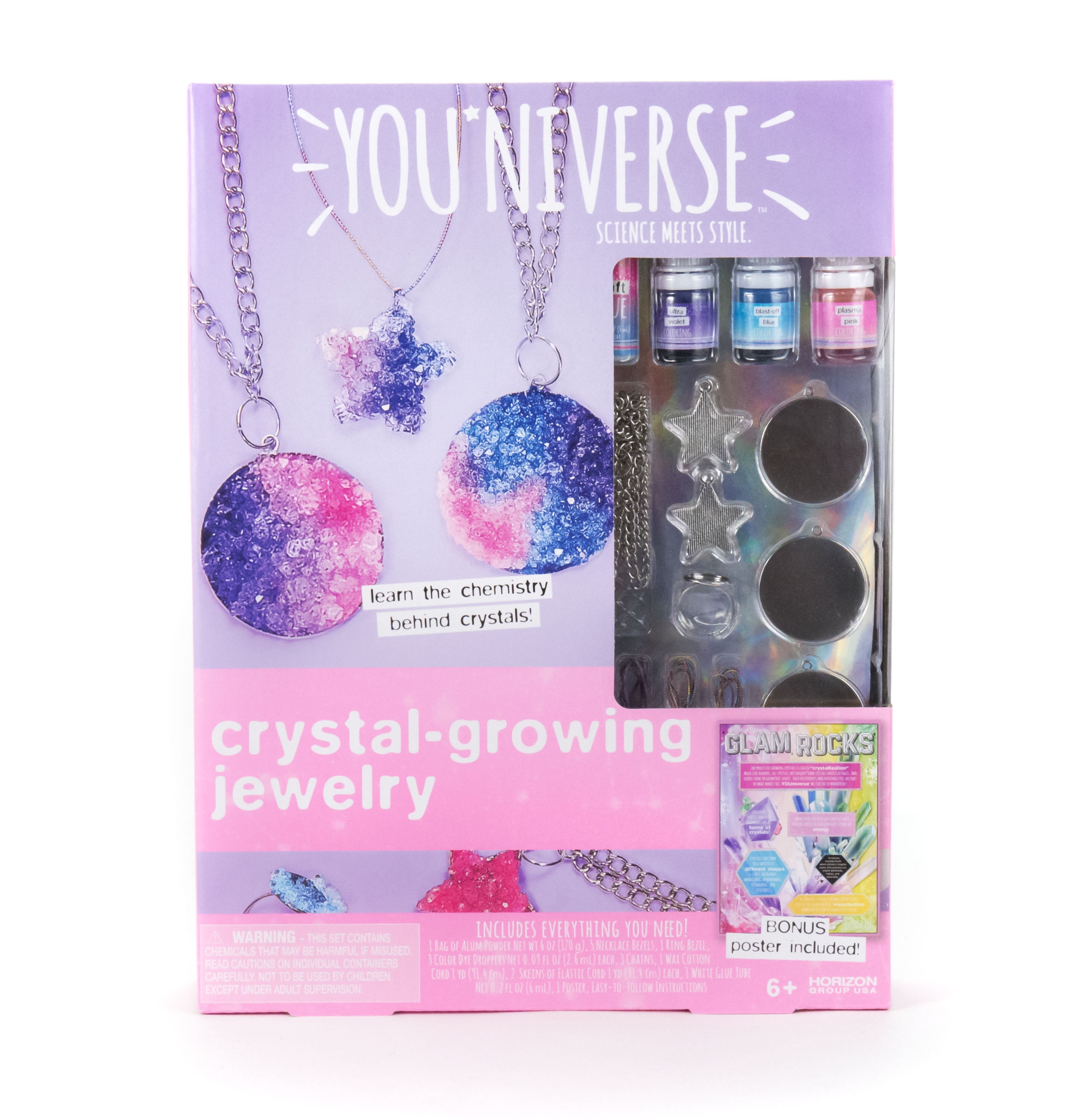 Youniverse Crystal Growing Jewelry Kit