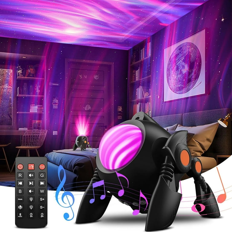 YOVAKO Star Projector Galaxy Light, Galaxy Projector for Bedroom, Northern  Lights Aurora Projector with 29 Light Effects, Timer and Remote Control,  LED Night Light for Kids, Adults, Gift, Party Astronaut Robot Projector 