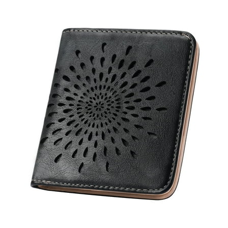 YOVIEE Ladies' Credit Card Holder Wallet, Front Pocket Wallets FID Blocking Wallet Compact Card Case with ID Window for Women