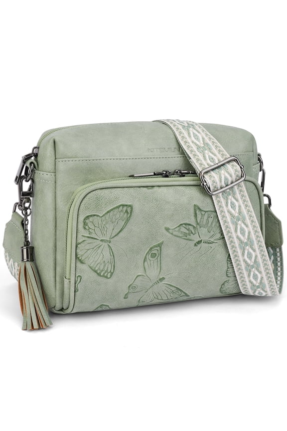 Ladies Trendy Crossbody Bag Messenger Bag With Adjustable Strap, Stylish Shoulder Bags Cell Phone Purse Crossbody Handbag for Female