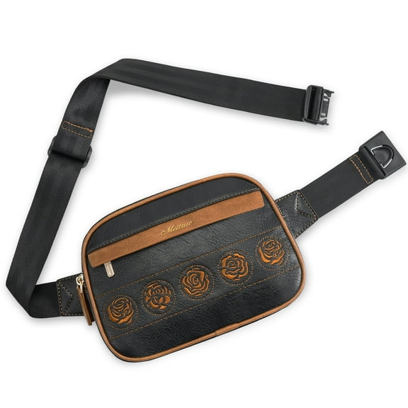 YOVIEE Vintage Belt bag Fanny pack Crossbody Bags For women, Ladies Fashion Waist Pack with Adjustable Strap